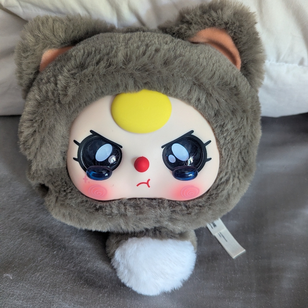 Baby Three Cat Bag Brown Tabby